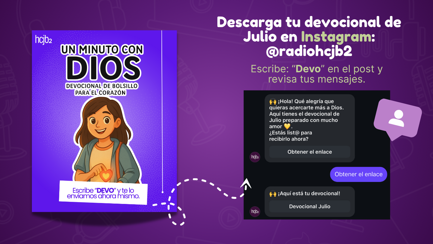 Devocional Instagram devocional de julio