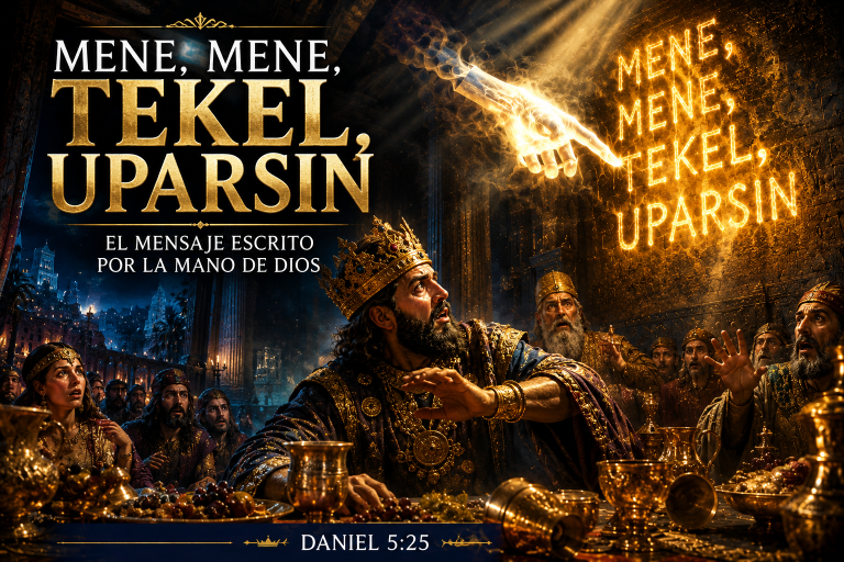 Mene, Mene, Tekel, Uparsin: el mensaje escrito por la mano de Dios