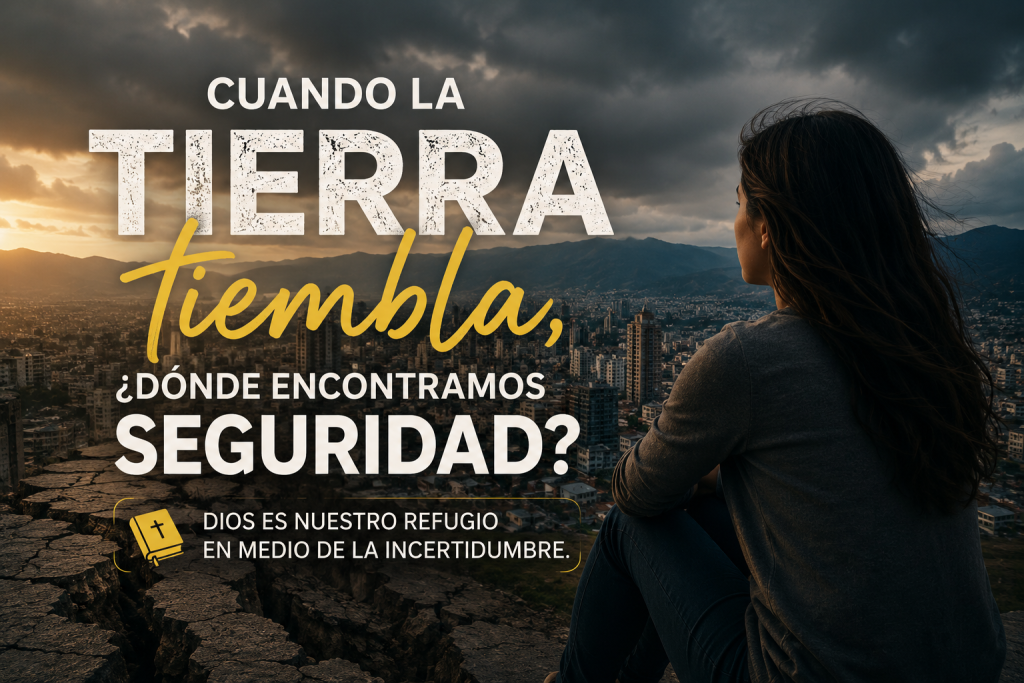 Aun cuando la tierra tiemble, nuestro Dios permanece firme.