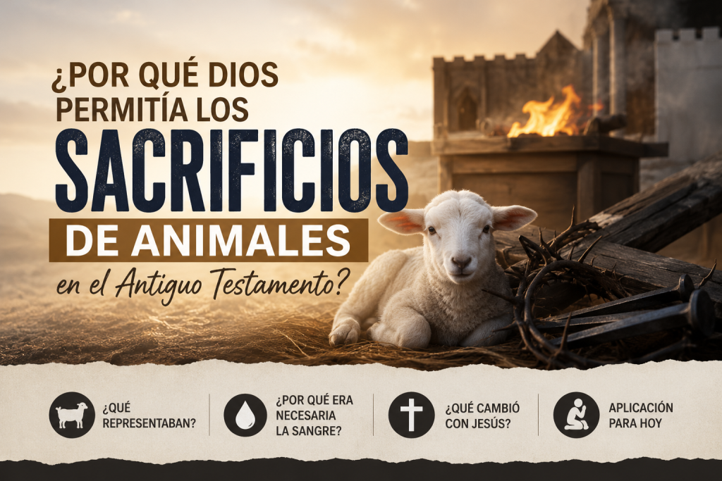 ¿Por qué Dios permitía los sacrificios de animales en el Antiguo Testamento?